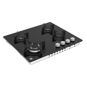 Anafe a Gas de Vidrio Templado 60 cm Negro GE Appliances - AGGE62VN0