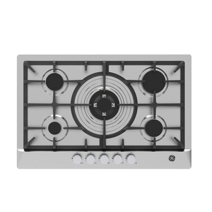 Anafe a Gas 76 cm Acero Inoxidable GE Appliances - AGGE76I0