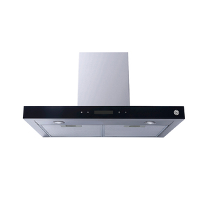 Campana de Extracción 60 cm Acero inoxidable con Vidrio Negro GE Appliances - CTGE60I0