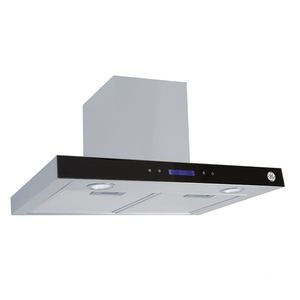 Campana de Extracción 60 cm Acero inoxidable con Vidrio Negro GE Appliances - CTGE60I0