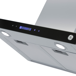 Campana de Extracción 60 cm Acero inoxidable con Vidrio Negro GE Appliances - CTGE60I0