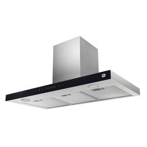 Campana de Extracción 90 cm Acero inoxidable con Vidrio Negro GE Appliances - CTGE90I0