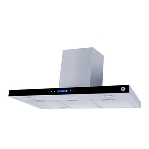 Campana de Extracción 90 cm Acero inoxidable con Vidrio Negro GE Appliances - CTGE90I0